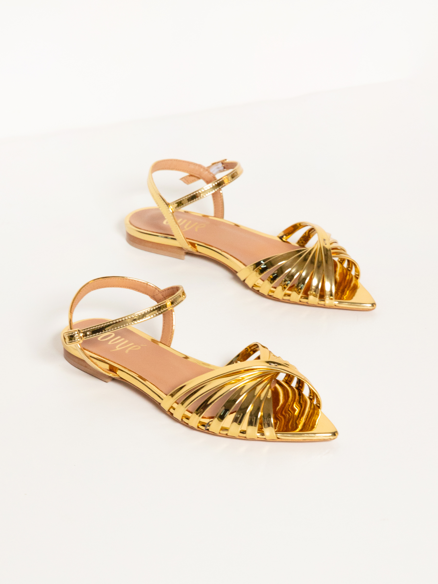 Mirror Sandal Gold Color F0545554-0588 Sconti Online